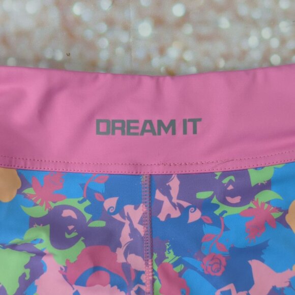 Disney x Black Milk Womens S Dream It Princess Athletic Capri Pants - Picture 4 of 10